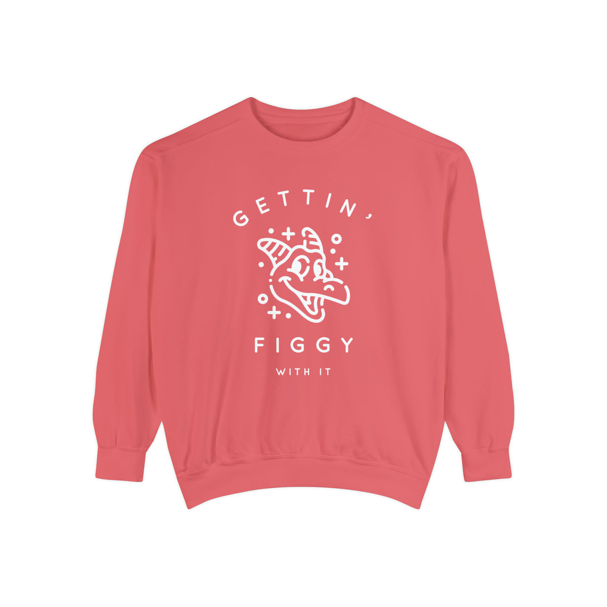 Gettin' Figgy With It Comfort Colors Unisex Garment-Dyed Sweatshirt