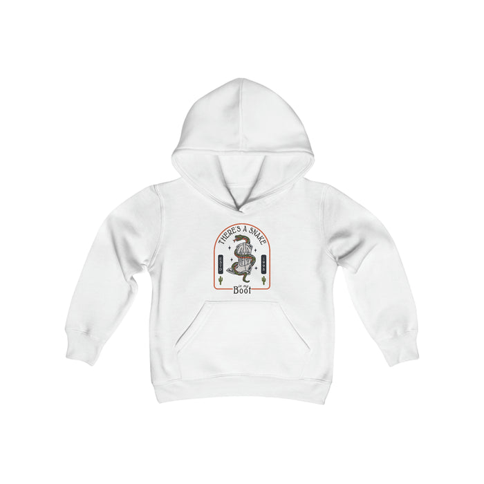 There's A Snake In My Boot Gildan Youth Heavy Blend Hooded Sweatshirt