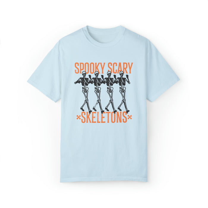 Spooky Scary Skeletons Comfort Colors Unisex Garment-Dyed T-shirt