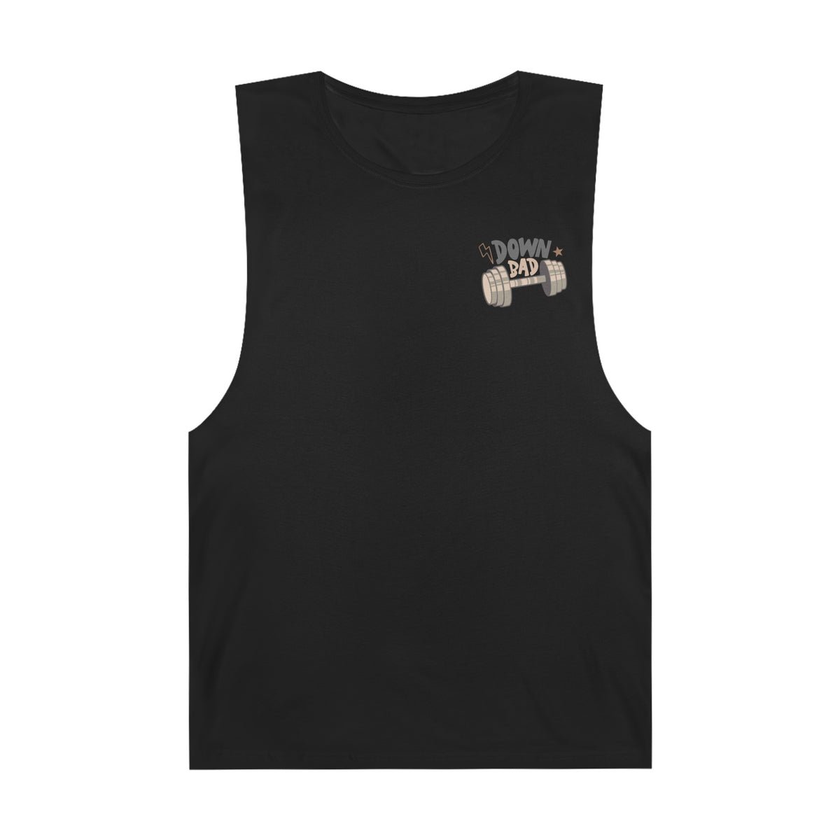 Down Bad Crying at the Gyn AS Colour Unisex Barnard Tank