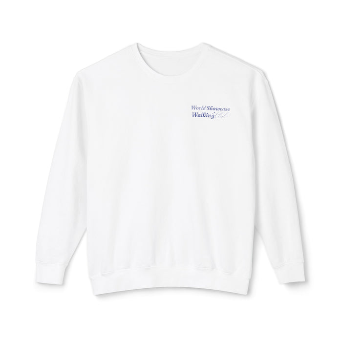 World Showcase Walking Club Unisex Lightweight Comfort Colors Crewneck Sweatshirt