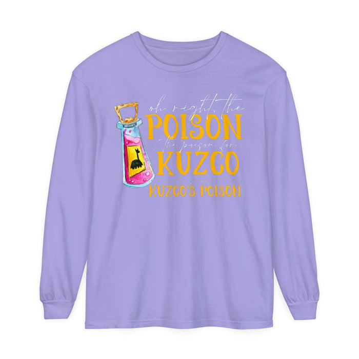 Oh Right The Poison Comfort Colors Unisex Garment-dyed Long Sleeve T-Shirt