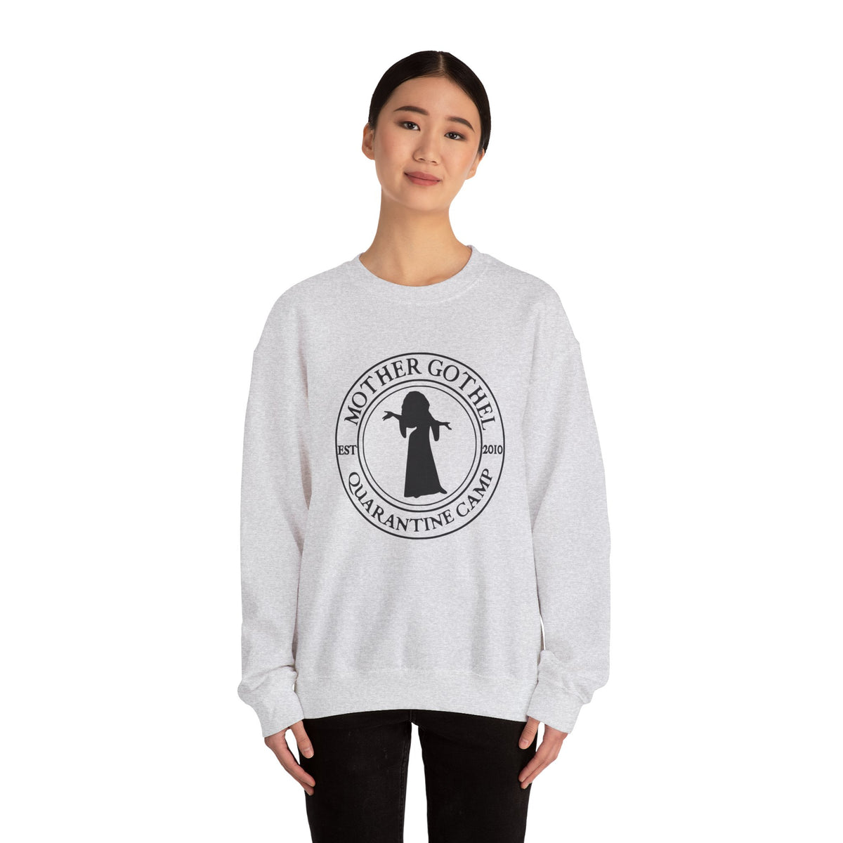 Mother Gothel Quarantine Camp Gildan Unisex Heavy Blend™ Crewneck Sweatshirt