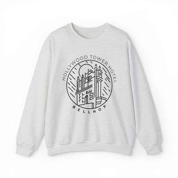 Hollywood Tower Hotel Bellhop Gildan Unisex Heavy Blend™ Crewneck Sweatshirt