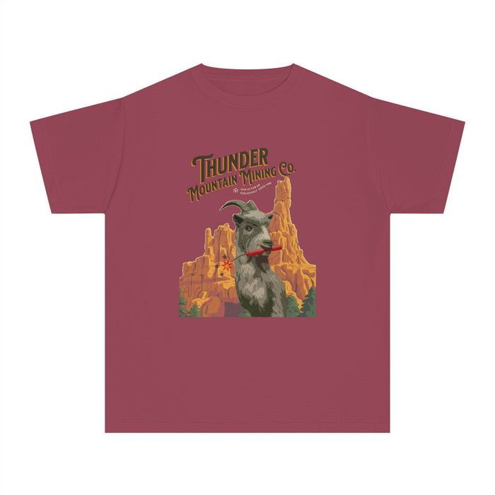 Thunder Mountain Mining Co. Comfort Colors Youth Midweight Tee