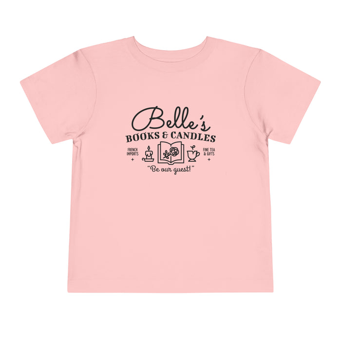 Belle's Books & Candles Bella Canvas Toddler Short Sleeve Tee