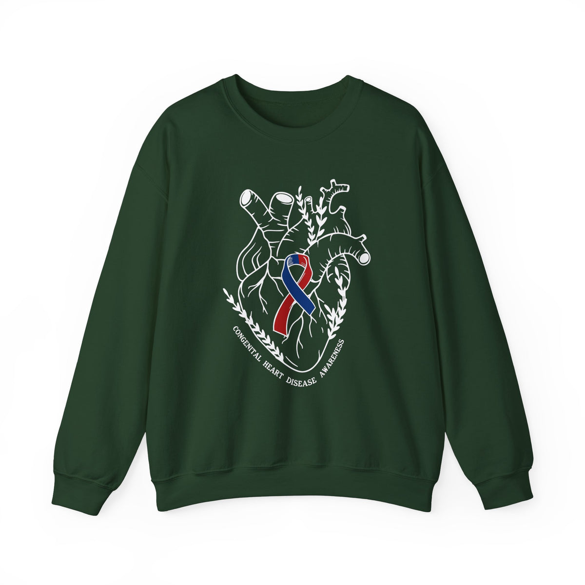 Congenital Heart Disease Awareness Gildan Unisex Heavy Blend™ Crewneck Sweatshirt