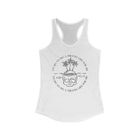 Yo Ho A Pirates Life For Me Women's Ideal Racerback Tank