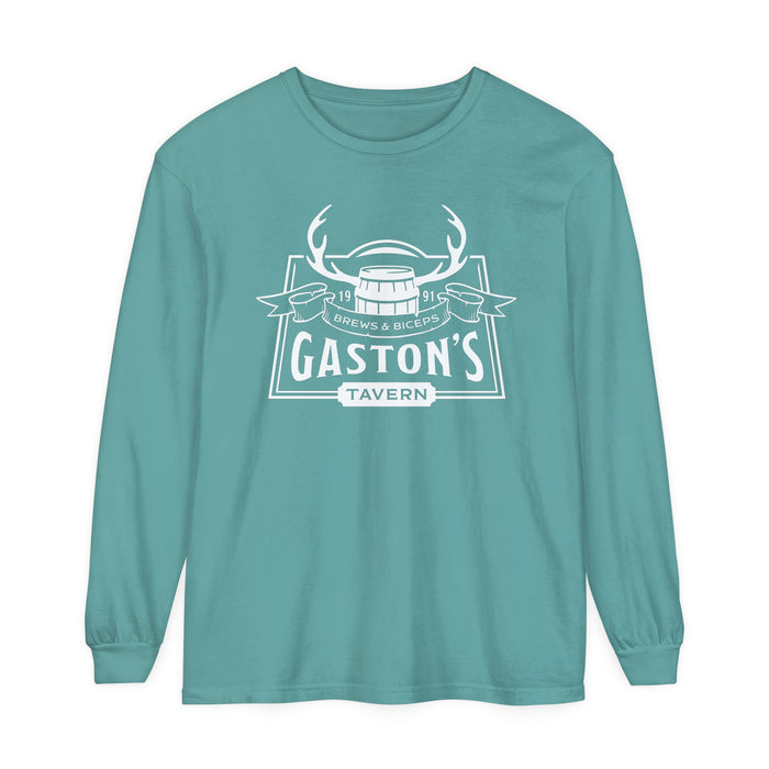 Gaston’s Tavern Comfort Colors Unisex Garment-dyed Long Sleeve T-Shirt