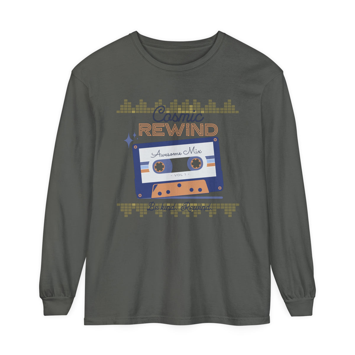 Cosmic Rewind Comfort Colors Unisex Garment-dyed Long Sleeve T-Shirt