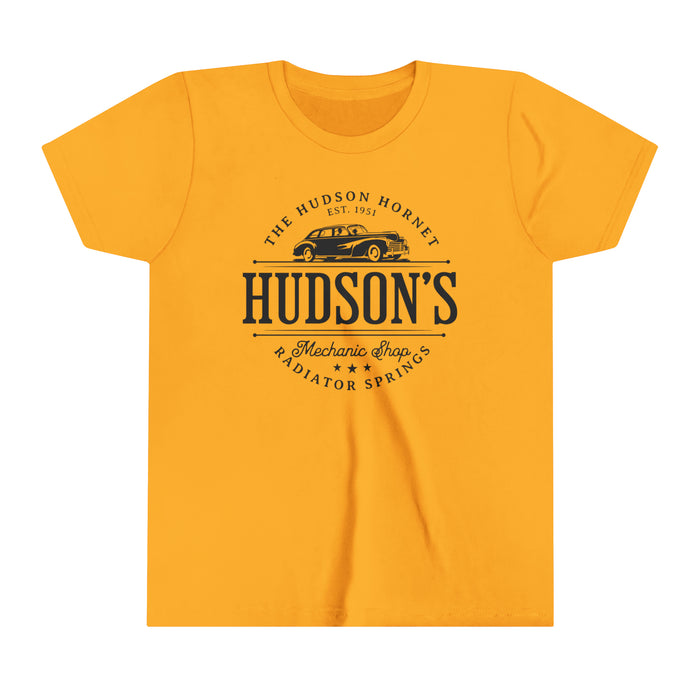 Hudson's Mechanic Shop Bella Canvas Youth Short Sleeve Tee