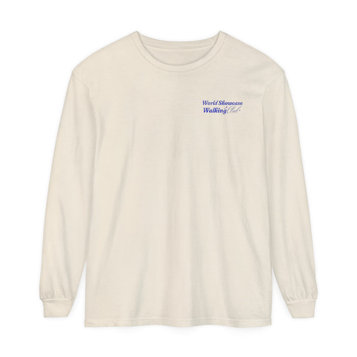 World Showcase Walking Club Comfort Colors Unisex Garment-dyed Long Sleeve T-Shirt