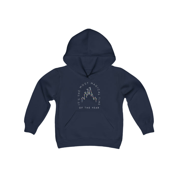 Most Magical Time Of The Year Gildan Youth Heavy Blend Hooded Sweatshirt