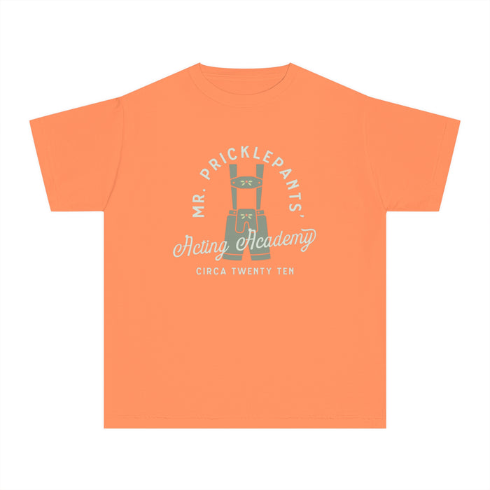 Mr. Pricklepants’ Acting Academy Comfort Colors Youth Midweight Tee