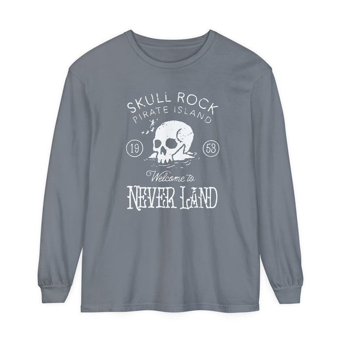 Skull Rock Comfort Colors Unisex Garment-dyed Long Sleeve T-Shirt