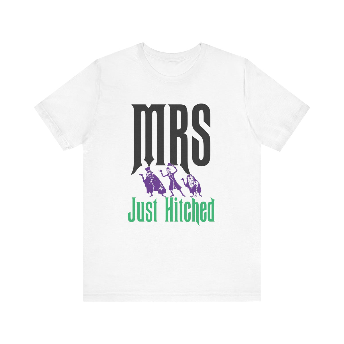 Mrs. Just Hitched Bella Canvas Unisex Jersey Short Sleeve Tee