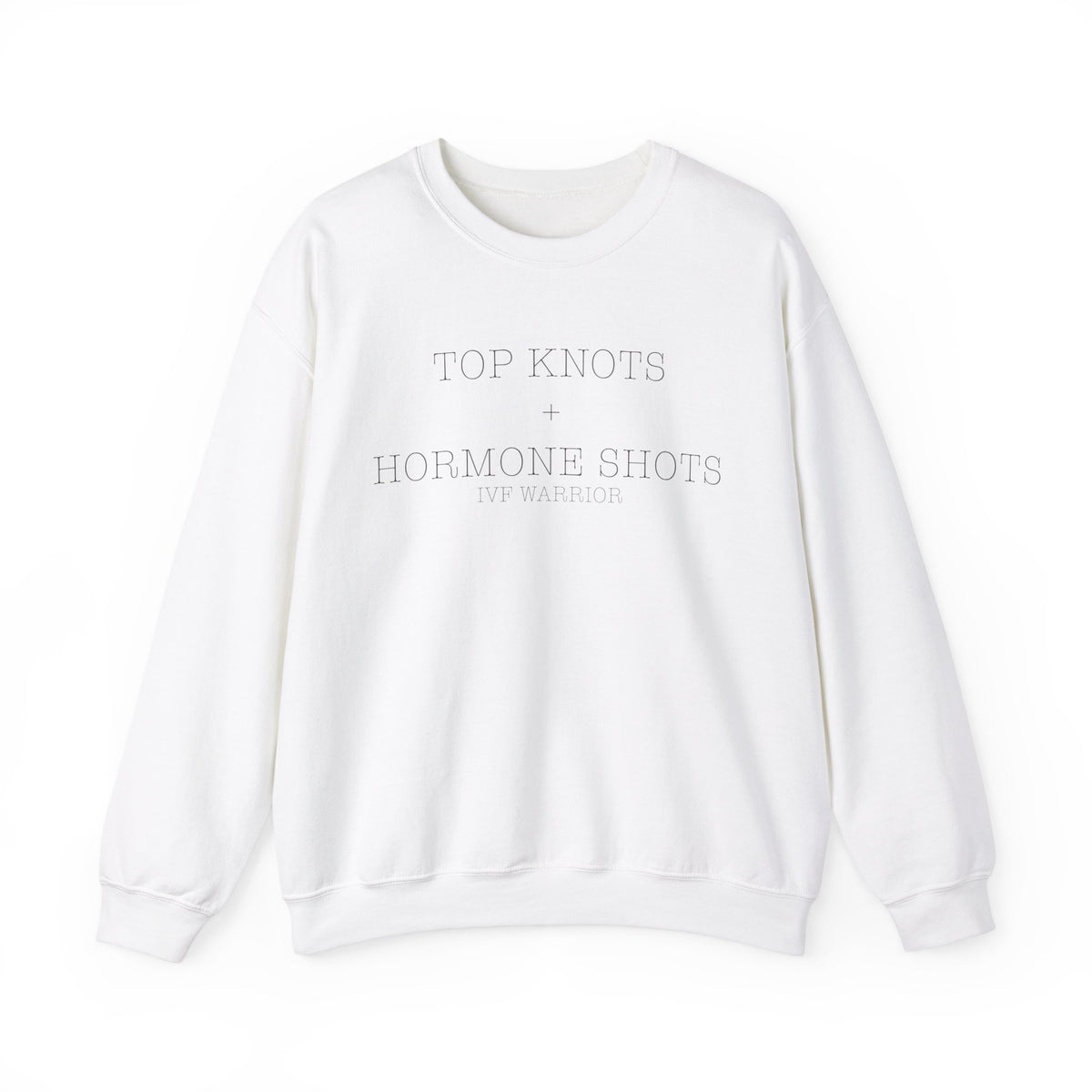 Top Knots And Hormone Shots Gildan Unisex Heavy Blend™ Crewneck Sweatshirt