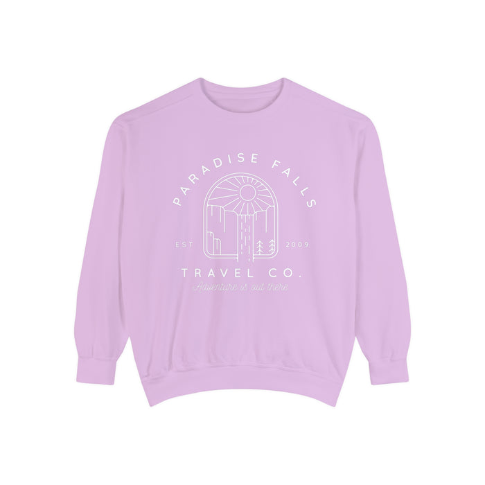 Paradise Falls Vacation Co. Comfort Colors Unisex Garment-Dyed Sweatshirt