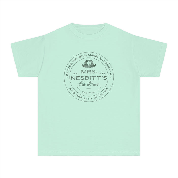 Mrs. Nesbitt’s Tea House Comfort Colors Youth Midweight Tee