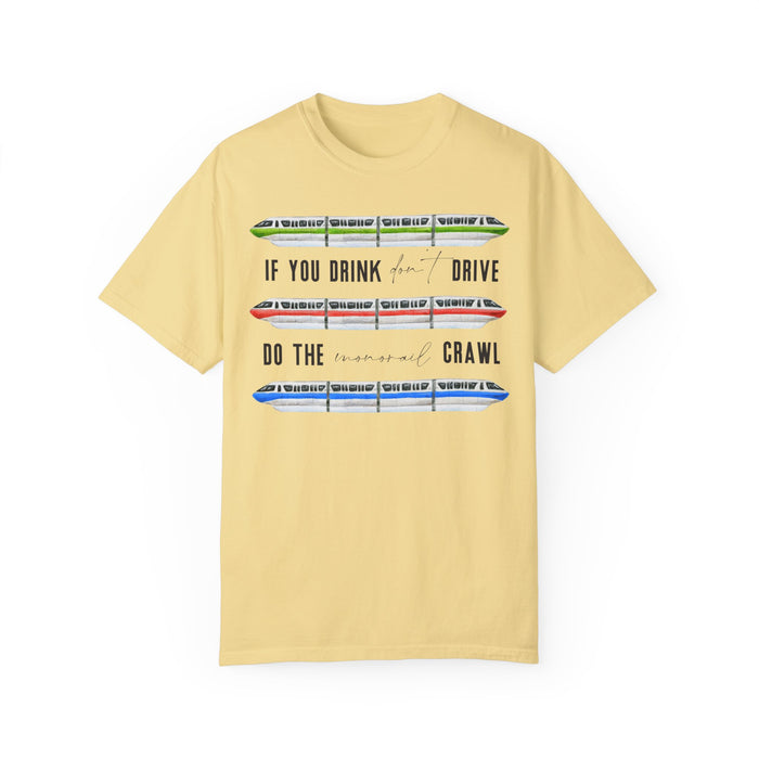 Monorail Crawl Comfort Colors Unisex Garment-Dyed T-shirt