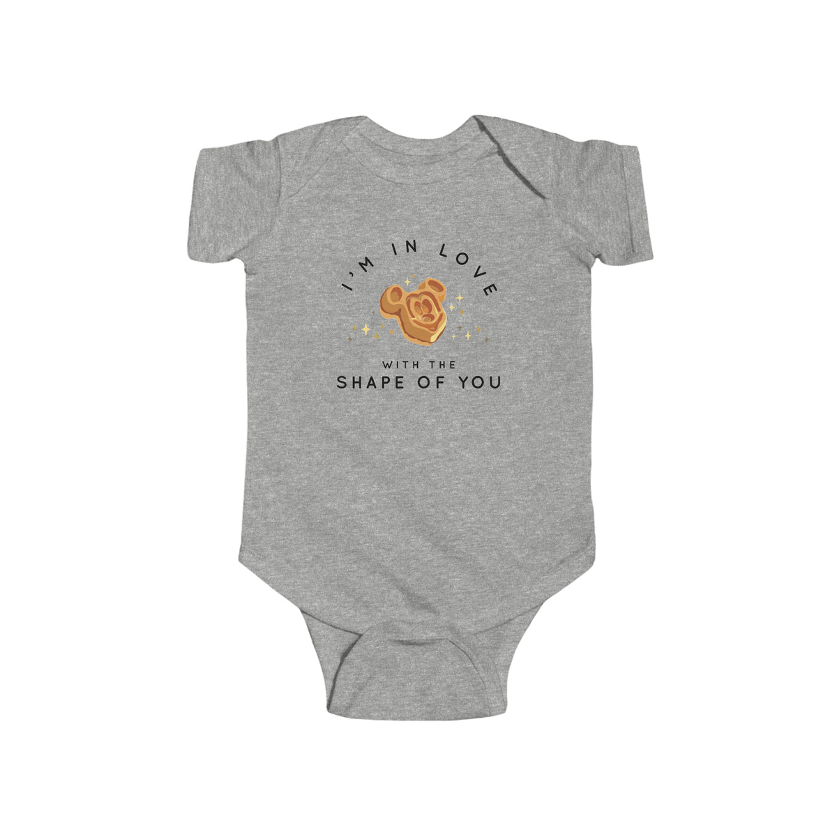 I'm in Love with the Shape of You Rabbit Skins Infant Fine Jersey Bodysuit