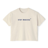 Stay Magical Comfort Colors Women's Boxy Tee