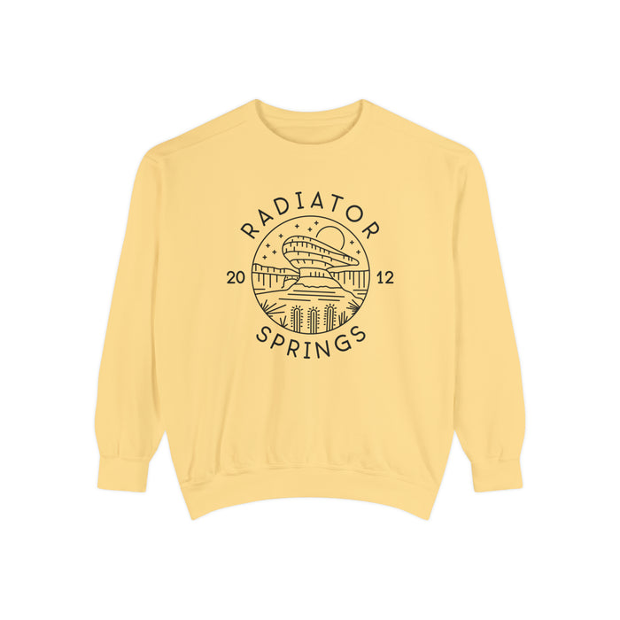 Radiator Springs Comfort Colors Unisex Garment-Dyed Sweatshirt