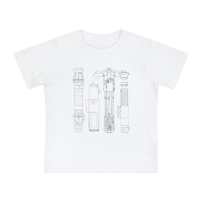 Lightsabers Bella Canvas Baby Short Sleeve T-Shirt