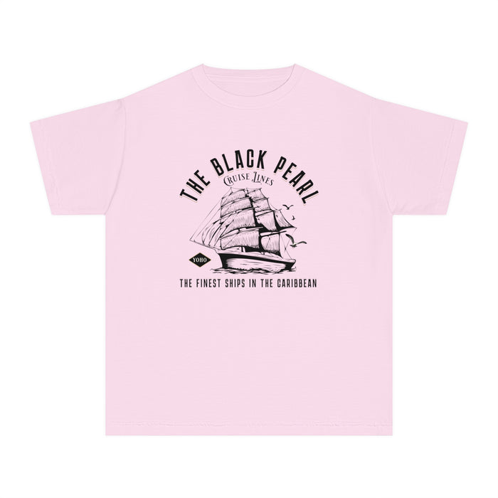 Black Pearl Cruise Lines Comfort Colors Youth Midweight Tee