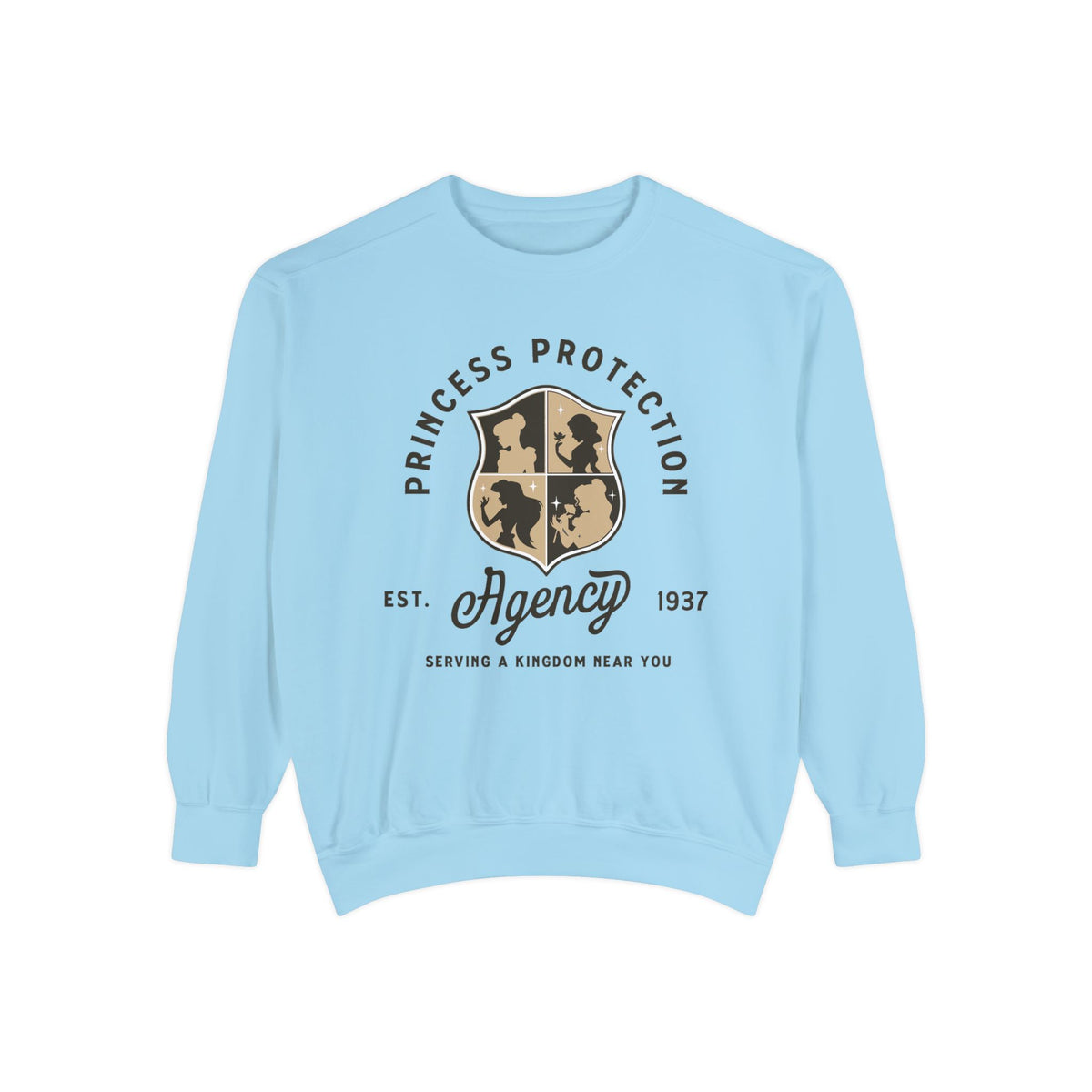 Princess Protection Agency Comfort Colors Unisex Garment-Dyed Sweatshirt