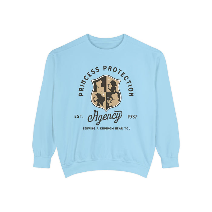 Princess Protection Agency Comfort Colors Unisex Garment-Dyed Sweatshirt