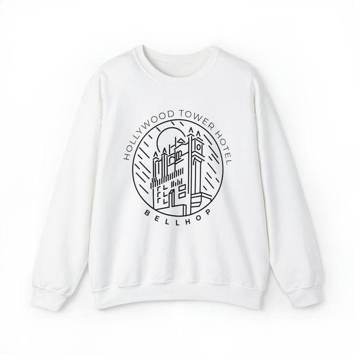 Hollywood Tower Hotel Bellhop Gildan Unisex Heavy Blend™ Crewneck Sweatshirt