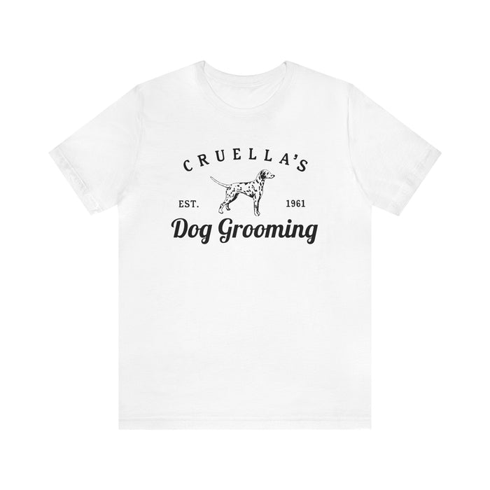 Cruella's Dog Grooming Bella Canvas Unisex Jersey Short Sleeve Tee