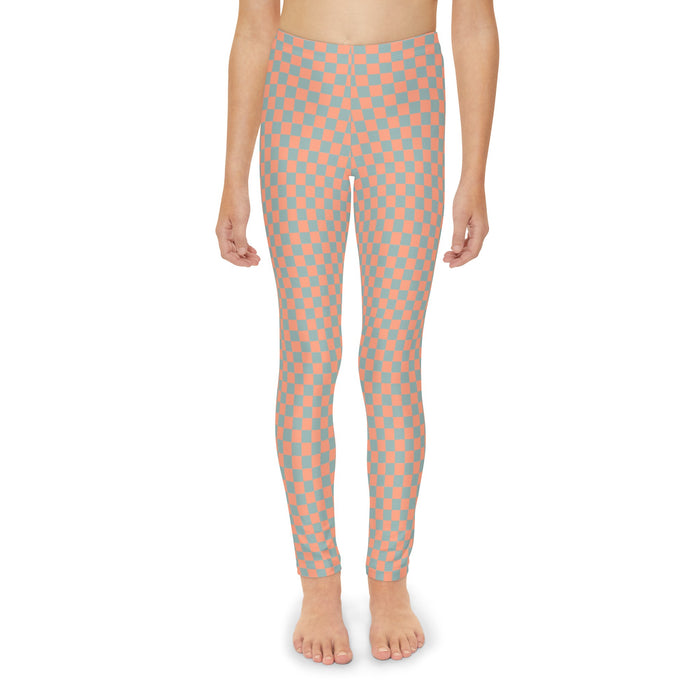 Checked Youth Full-Length Leggings