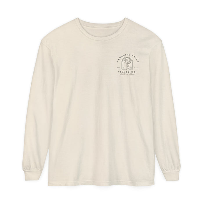 Paradise Falls Comfort Colors Unisex Garment-dyed Long Sleeve T-Shirt