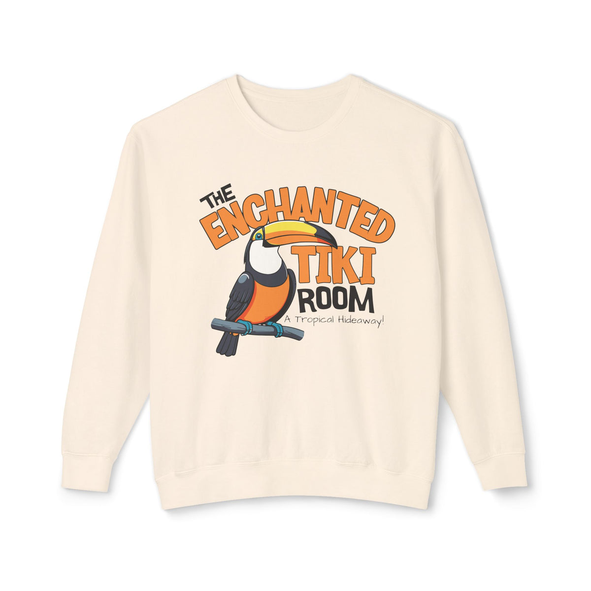 The Enchanted Tiki Room Unisex Lightweight Comfort Colors Crewneck Sweatshirt