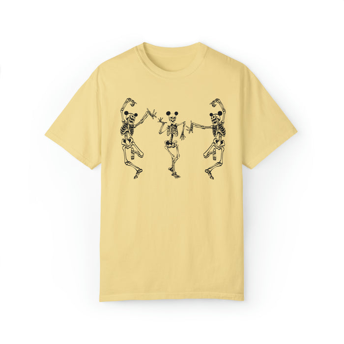 Dancing Skeletons with Ears Comfort Colors Unisex Garment-Dyed T-shirt