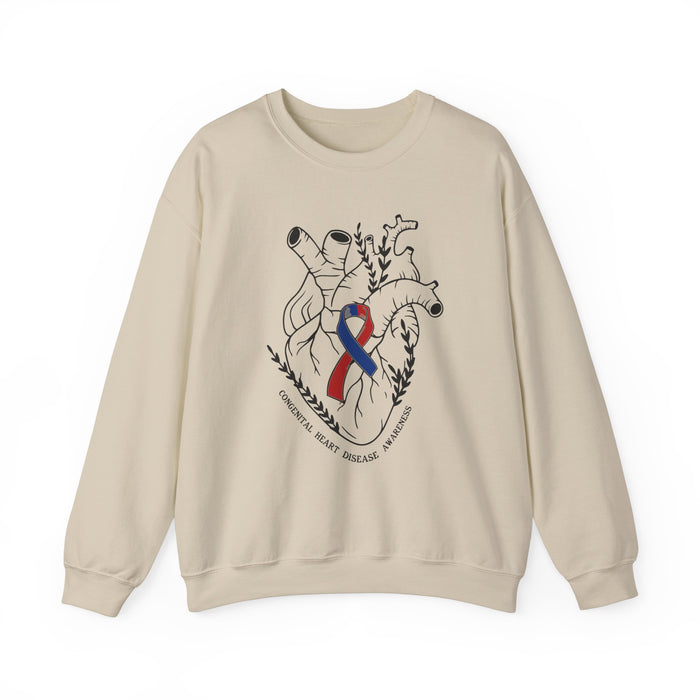 Congenital Heart Disease Awareness Gildan Unisex Heavy Blend™ Crewneck Sweatshirt