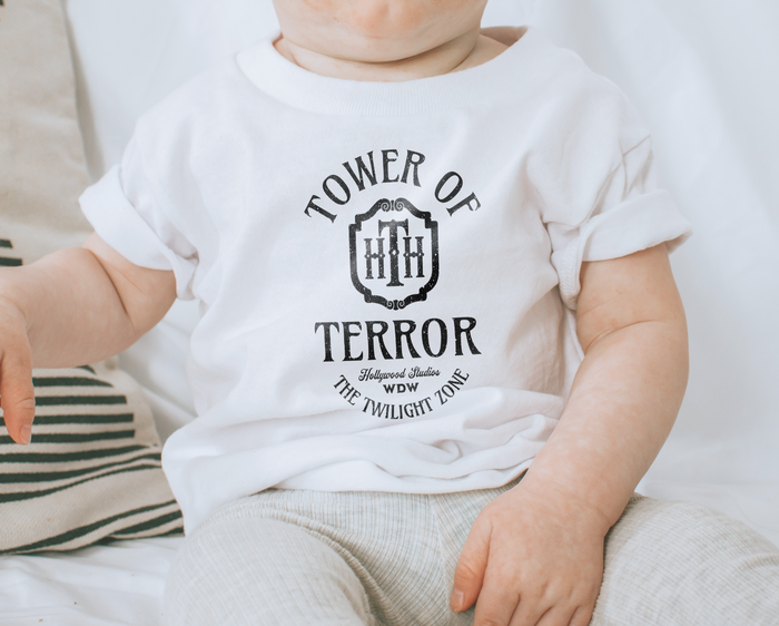 Tower Of Terror Bella Canvas Baby Short Sleeve T-Shirt