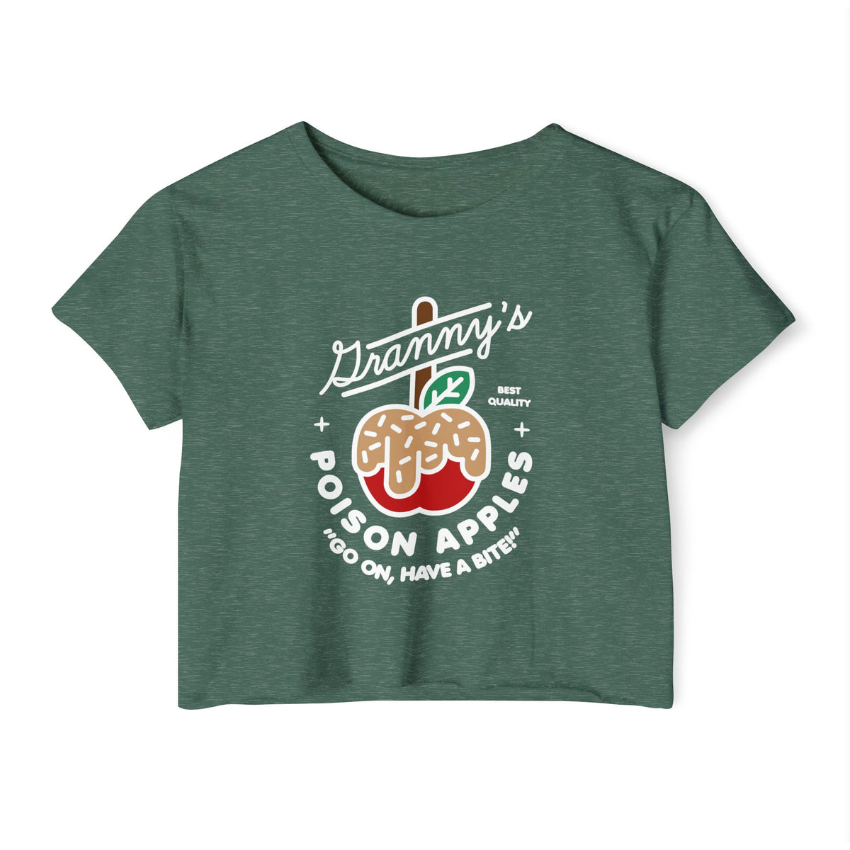 Granny's Poison Apples Women's Festival Crop Top