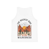 The Wildest Ride In The Wilderness Kid's Bella Canvas Jersey Tank Top