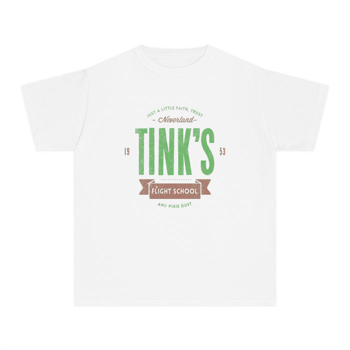 Tink's Flight School Comfort Colors Youth Midweight Tee