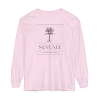 Motunui Coconut Bar and Grill Comfort Colors Unisex Garment-dyed Long Sleeve T-Shirt