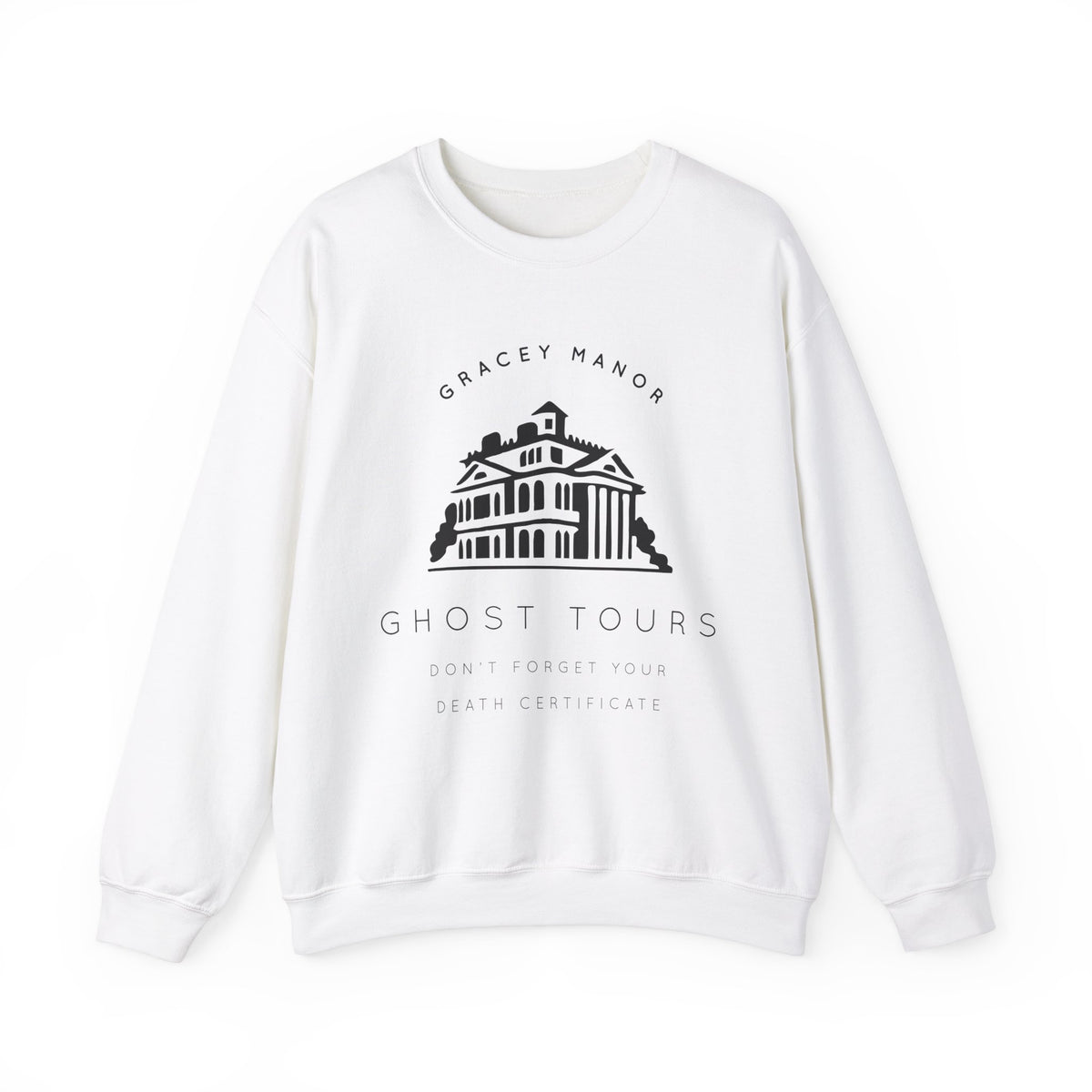 Gracey Manor Ghost Tours Gildan Unisex Heavy Blend™ Crewneck Sweatshirt