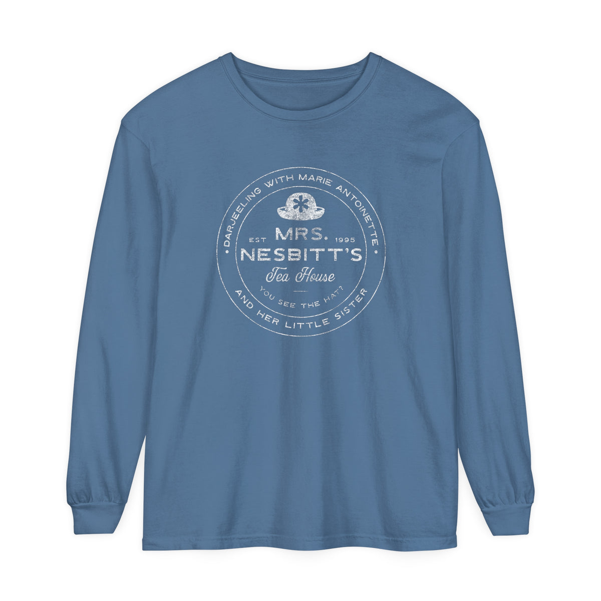 Mrs. Nesbitt's Tea House Comfort Colors Unisex Garment-dyed Long Sleeve T-Shirt