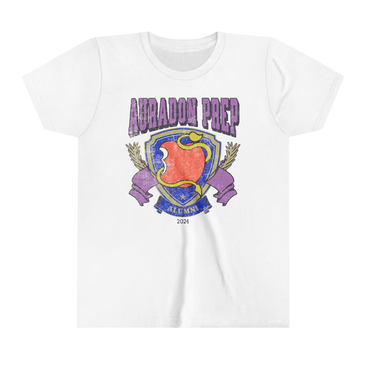 Auradon Prep Alumni Bella Canvas Youth Short Sleeve Tee