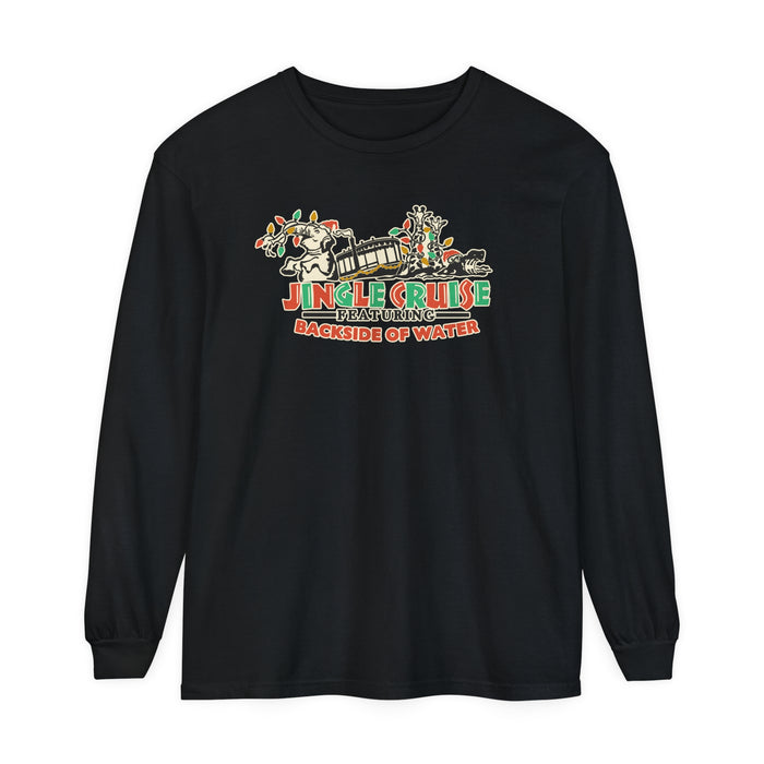 Jingle Cruise Comfort Colors Unisex Garment-dyed Long Sleeve T-Shirt