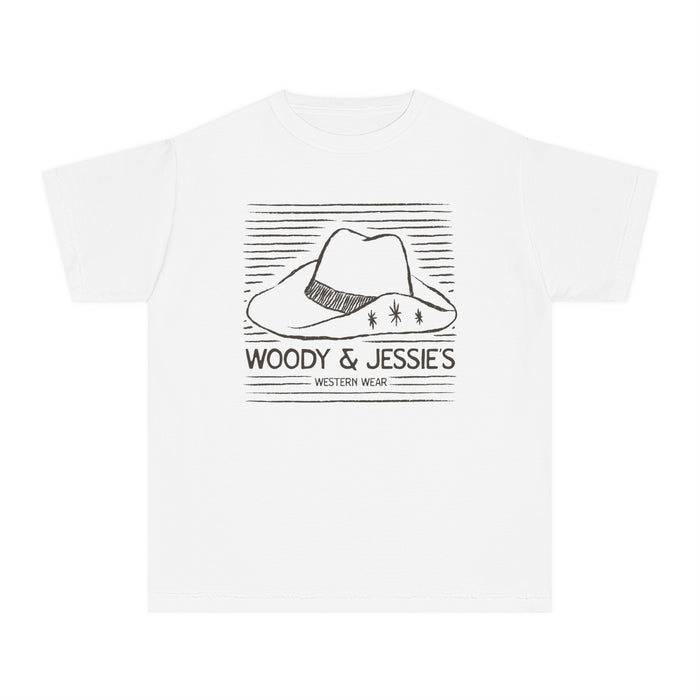 Woody & Jessie's Western Wear Comfort Colors Youth Midweight Tee