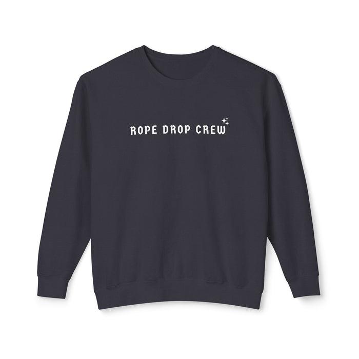 Rope Drop Crew Unisex Lightweight Comfort Colors Crewneck Sweatshirt