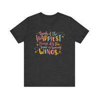 Think of the Happiest Things Bella Canvas Unisex Jersey Short Sleeve Tee